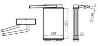 KALORIFER RADYATORU BRAZING(FORD TRANSIT T12-T15 1.6 2.0 2.5 D 88-92)