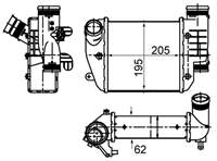 TURBO RADYATORU INTERCOOLER (VW A6 2.7-3.0 TDI 04 /)