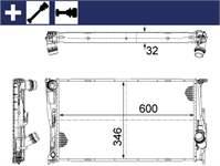 SU RADYATORU ( BMW E81-E87-E90-E91 /N47 OTOM. )
