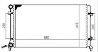 SU RADYATORU BRAZING 26MM (VW CADDY 04- GOLF 04-14 AUDI A3 04-13 SEAT LEON 06-13)