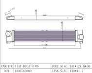 TURBO RADYATORU (FIAT DUCATO 2.2 JTD 2.0 JTD 2.3 JTD 07-)