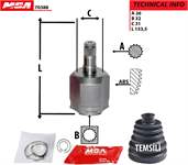 IC AKS KAFASI (VW GOLF 04-14 PASSAT 06-12 POLO 05-10 AUDI A3 04-08 SEAT LEON 06-10)