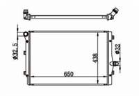 SU RADYATORU BRAZING 26MM (VW CADDY 11- GOLF 04-14 PASSAT 05-14 AUDI A3 03-12 SEAT LEON 06-13)