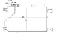 KLIMA RADYATORU MERCEDES W203 W209 M271 OM646 2006-2007