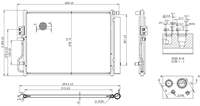 KLIMA RADYATORU HYUNDAI TUCSON 1.6 CRDI 15- / KIA SPORTAGE 1.6 CRDI 15-