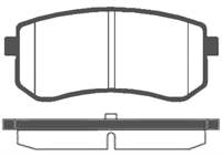 BALATA FREN ARKA-(HYUNDAI  I10 08/12/KIA  PICANTO 04/10 )