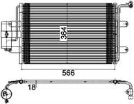 KLIMA RADYATORU (VW GOLF 98-06 AUDI A3 97-03 SEAT LEON 00-06 SKODA OCTAVIA 97-00)