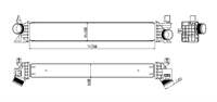 TURBO RADYATORU INTERCOOLER PEUGEOT BOXER 10 - CITROEN JUMPER 06- 2.2-2.2-3.0HDI - FIAT DUCATO 2.0D 2.3D 3.0D 06