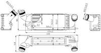 TURBO RADYATORU PEUGEOT 407 1.6HDI - 2.0HDI /CITROEN C5 08-
