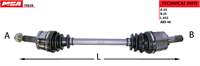 AKS KOMPLE ON SOL (ABSLI) HYUNDAI ACCENT BLUE 1.4 1.6 BENZIN 2011- MANUEL VITES 652MM