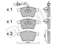 ON FREN BALATASI- (VW SHARAN 01-10 SEAT ALHAMBRA 01-10)