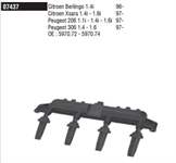 ATESLEME BOBINI SIYAH SOKET (CITROEN BERLINGO 1.4i 96-/XSARA 97-/PEUGEOT 106/206/PARTNER 1.4 1.6 )