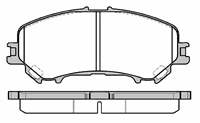 FREN BALATASI ON NISSAN QASHQAI J11 2013-/ XTRAIL T32 15-/ RENAULT KADJAR KOLEOS 2015-/