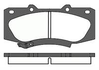BALATA FREN ON (TOYOTA HILUX PICK-UP 2.5 D-4D 2007/ / HILUX VIGO 12/ 4×4 / HILUX REVO 15/ 4×4 )