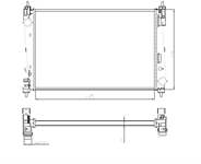 RADYATOR SU-( FIAT GRANDE PUNTO 1.6JTD 90PS 1.9JTD 05) MEKANİK 618×414X23