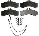 ON/ARKA FREN BALATASI CIFT TEKER- (VW LT 97-07 MERCEDES SPRINTER 95-06)