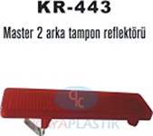 ARKA TAMPON REFLEKTÖRÜ - ( RENAULT MASTER II TRAFIC / OPEL MOVANO )